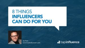 8 things influencers can do for you