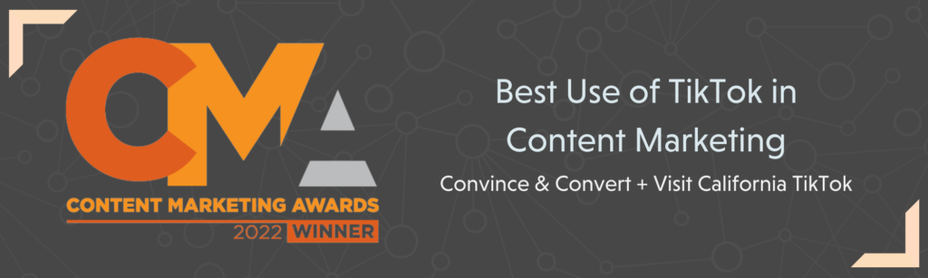 Content Marketing Awards - 2022 Winner Badge